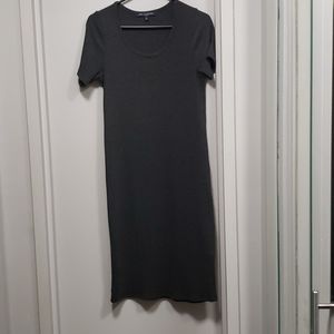 ONE CLOTHING dark charcoal gray size L dress...